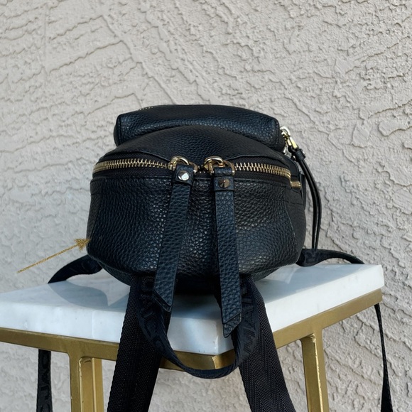 MARC JACOBS Black Pebbled Leather Mini Backpack Everyday Explorer Backpack Bag - Picture 11 of 17